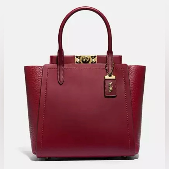 Coach Handbags - COACH TROUPE TOTE/DEEP RED
